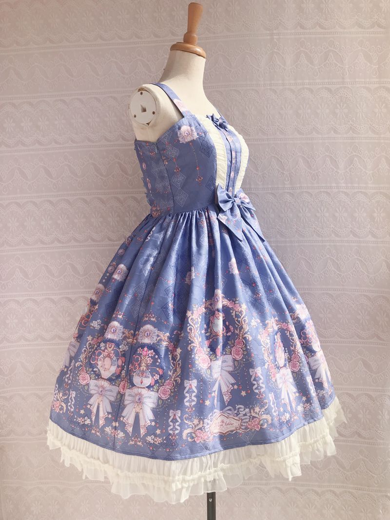 Yilia - Sweet Printing Winter Lolita JSK - Dress JSK Dress