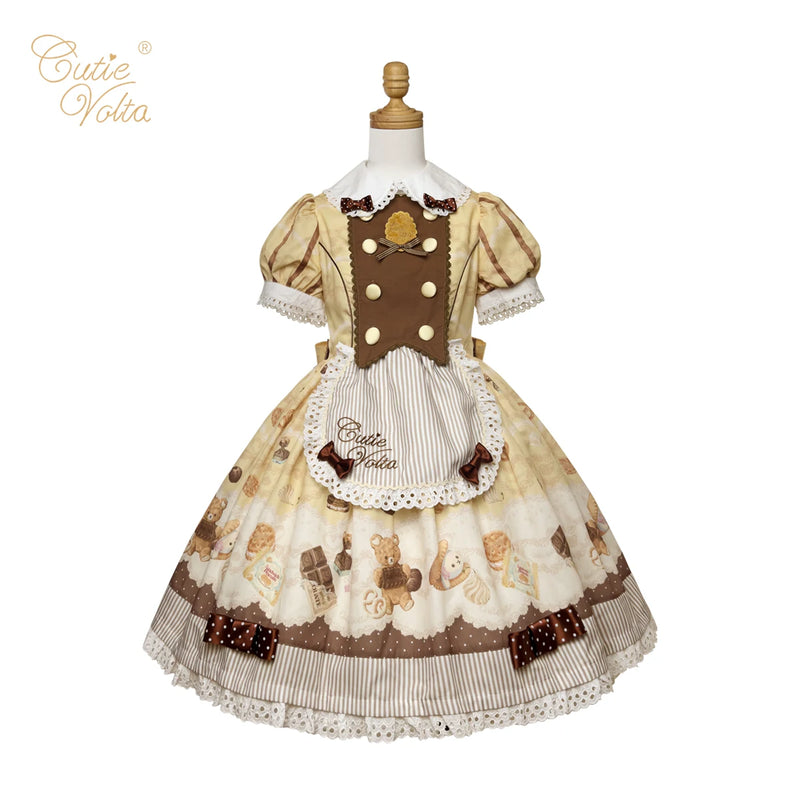 CutieVolta - Forever Happy Patisserie - Sweet Lolita OP & JSK Collection - product detail 7