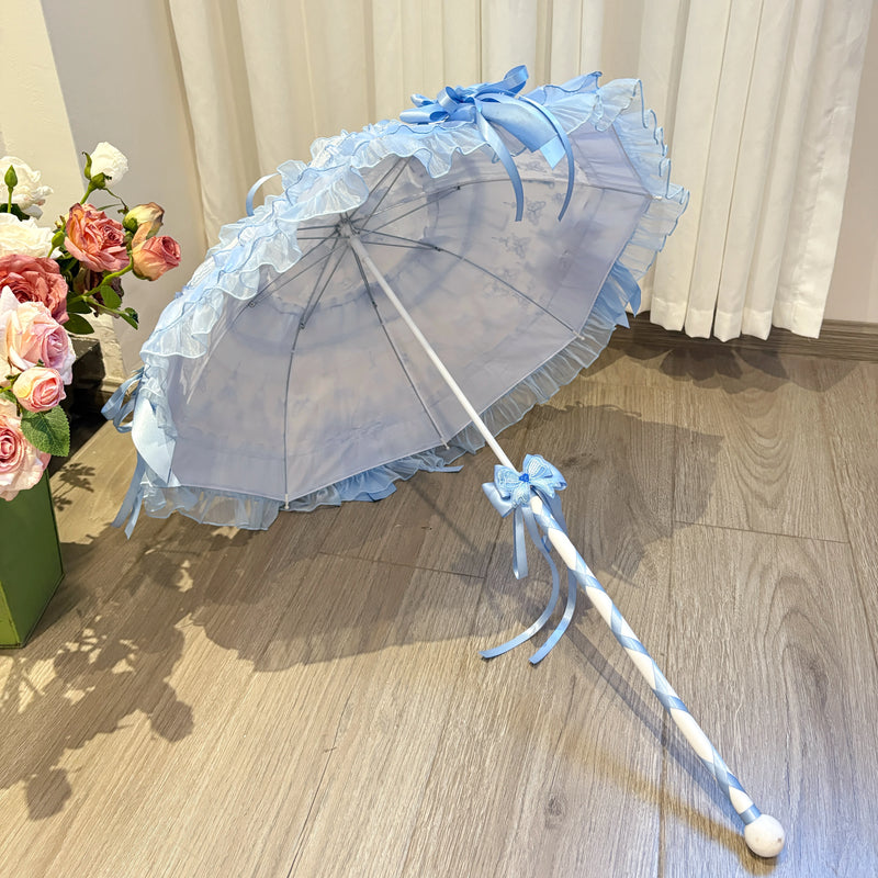 Independent Brand - Azure Promise Bow Tea-Party Lolita Parasol - product image 4