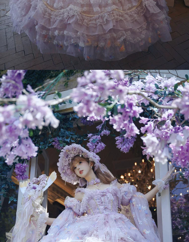 Lolita - Princess on the Run - Lilac formal lolita JSK