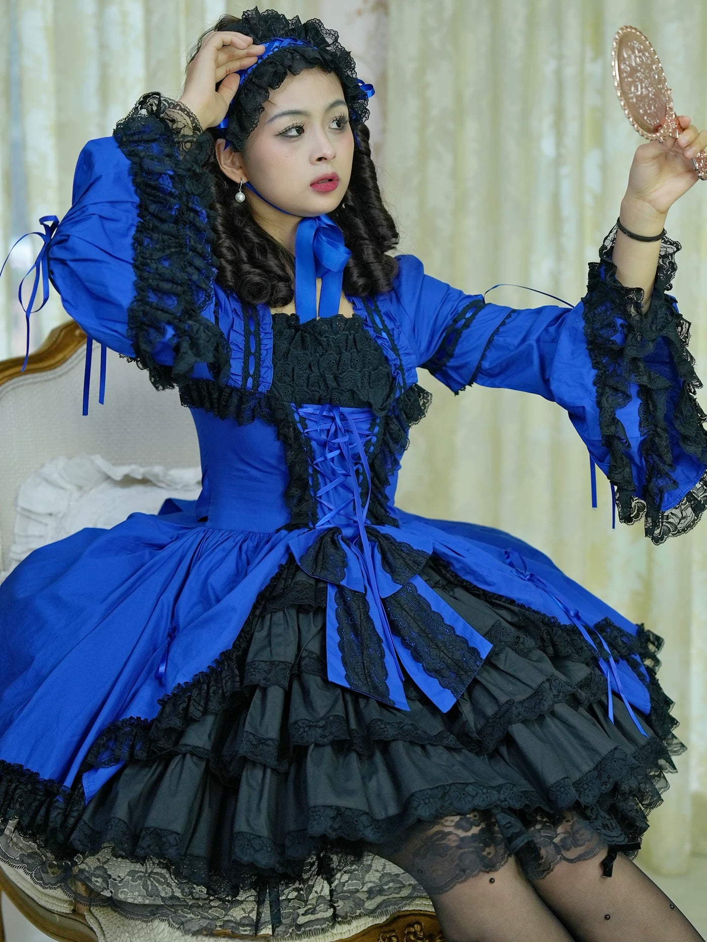 LACE GARDEN - Miss Rila - OP Dress with Hime Sleeves