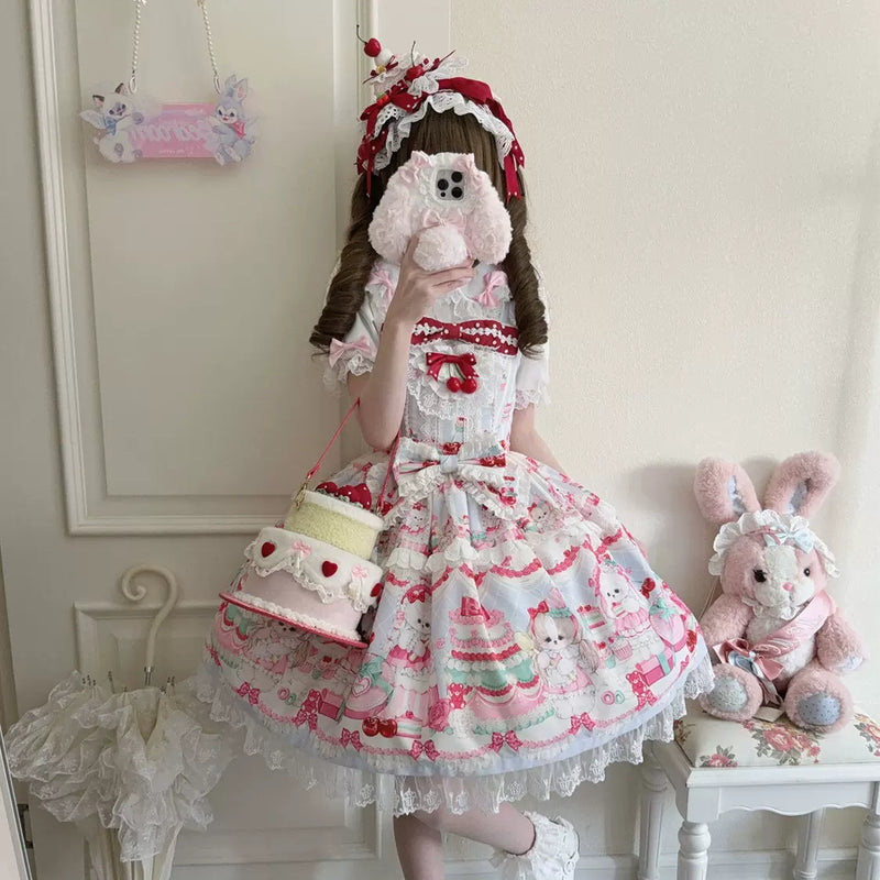 Hanguliang Cherry Bake Cherry JSK Dress