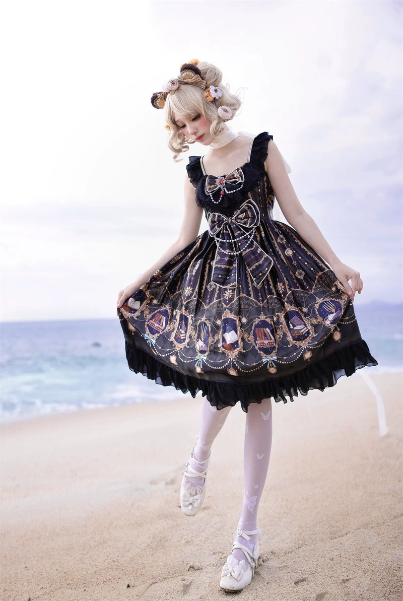 Fantasy Doll - Nirvana Butterfly - Over-the-Knee Socks with Butterfly Motifs