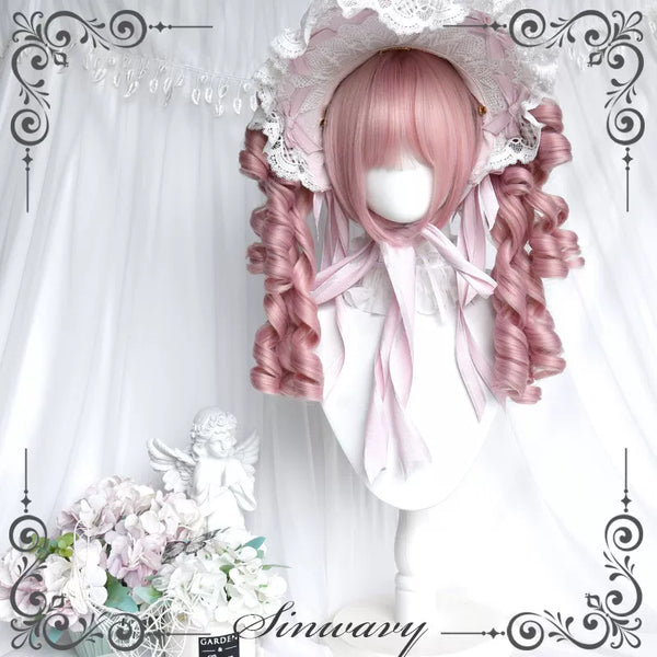 Sinwavy Mille-Feuille pink layered Roman curl wig - view 1
