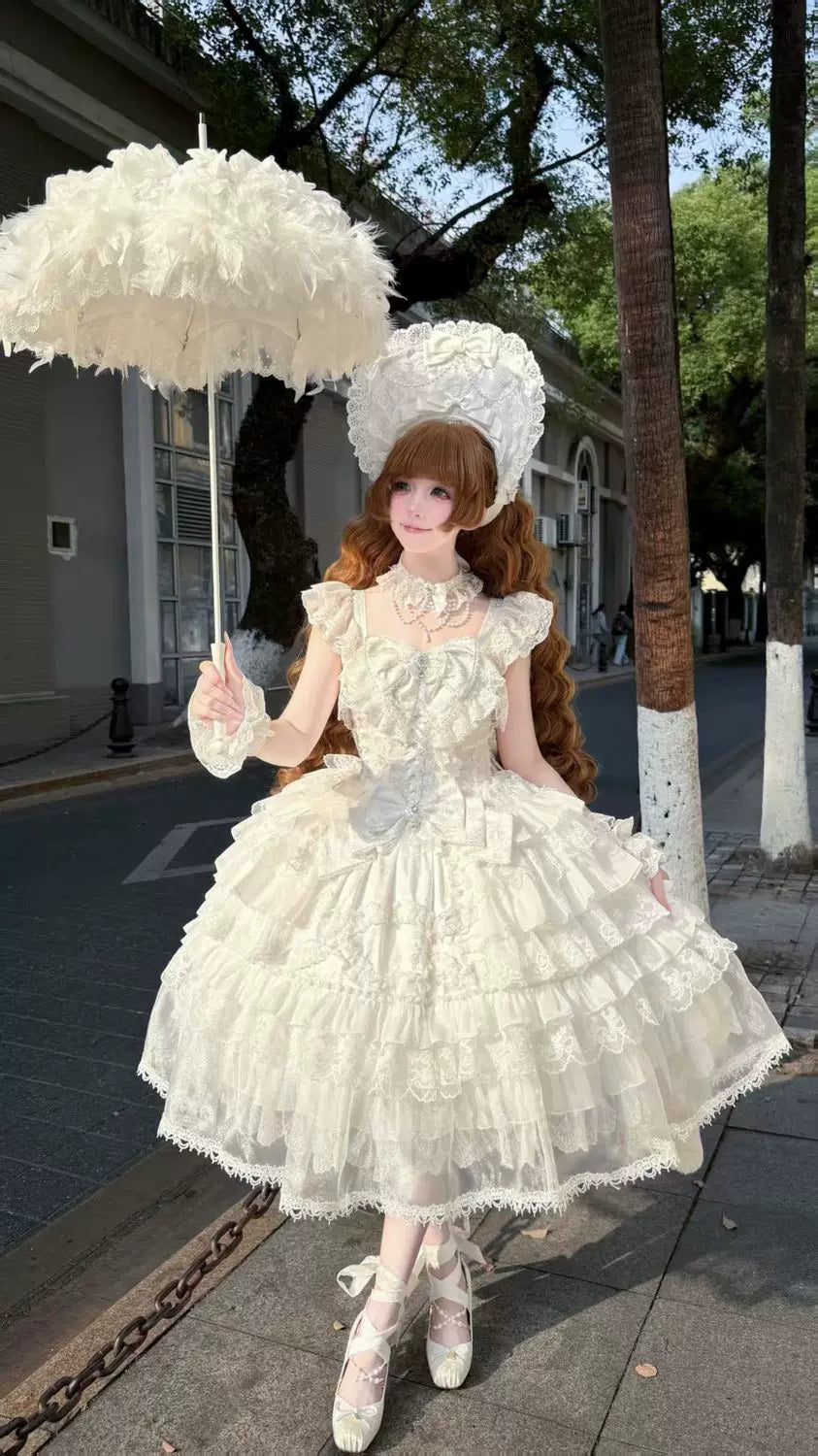 Miaolin Original - Rose Oath - Sweet Lolita JSK dress