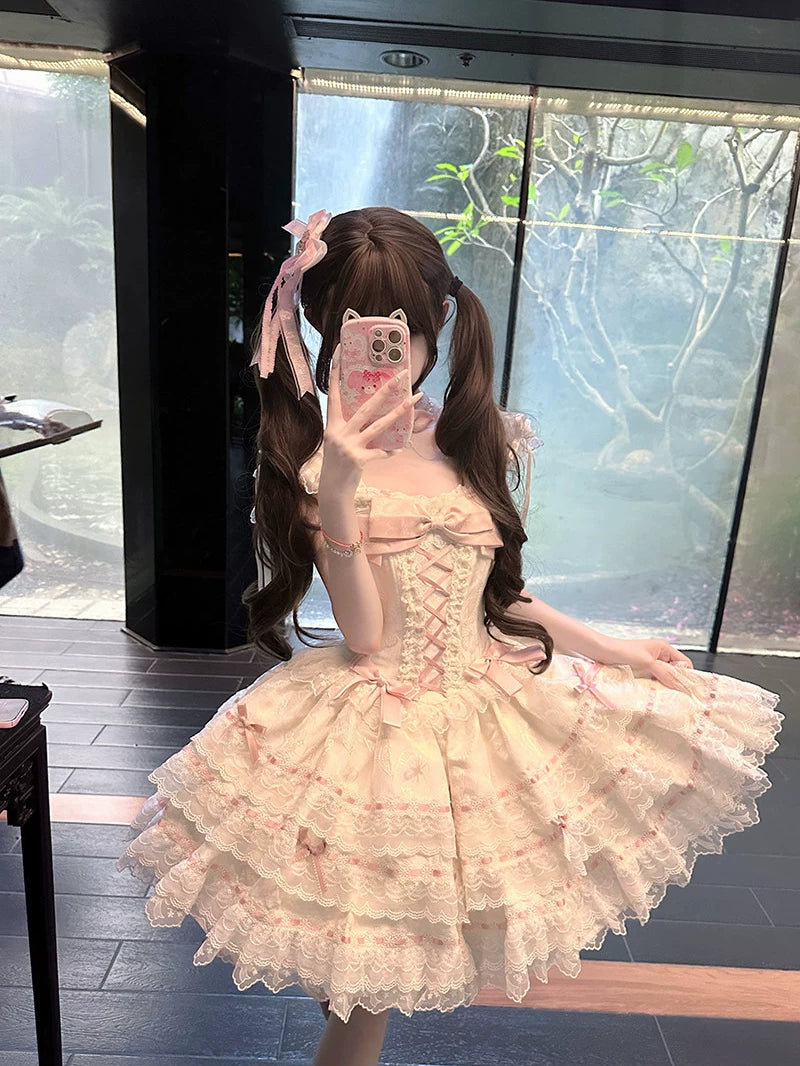 Butterfly Garden Lolita JSK Dress - view 5