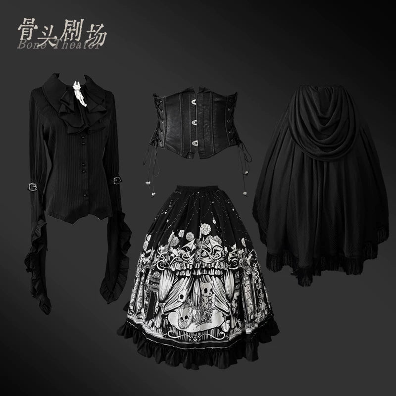 囚鸟旅店‖骨头剧场‖现货‖售完永不再贩‖暗黑哥特万圣节lolita