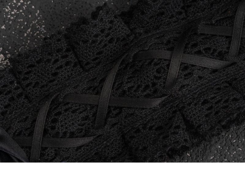 Strange Sugar - Gothic Handmade Black Rose Hairband - Headwear