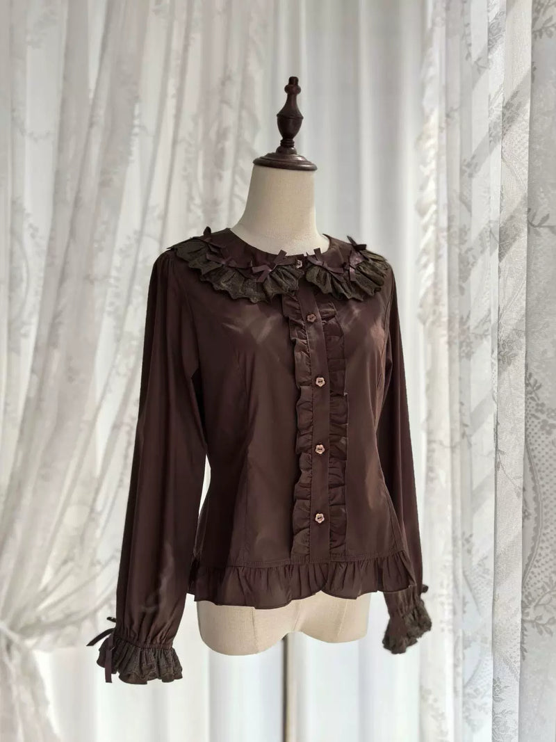 Ruffled Doll Collar Lolita Blouse - view 10