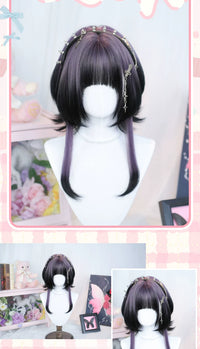 Dalao Home - Dark Thorn - gradient full wig - Dark Thorn black-purple gradient