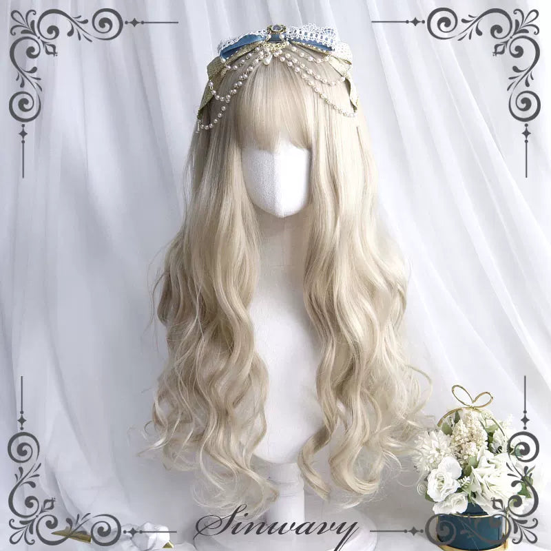 Sinwavy beige long-curl Lolita wig - view 5