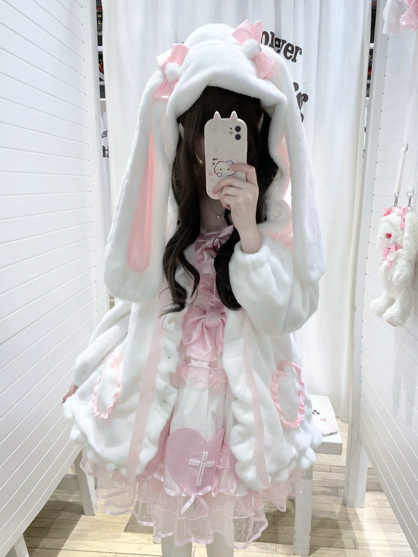 Chai Huhu Soft Bunny Plush Lolita Coat & Separates — additional product view
