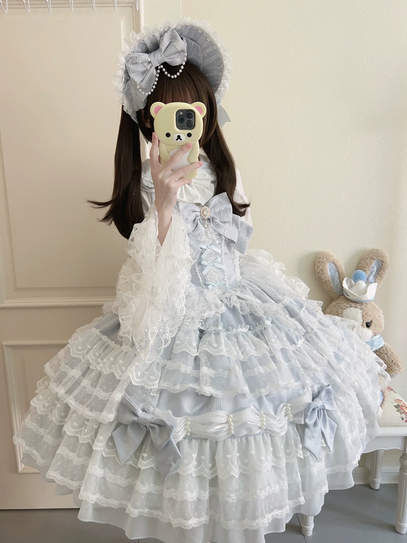 Sugar Girl - Dream Prelude - Dreamy Princess Lolita JSK Dress Suit, Tiered Lace