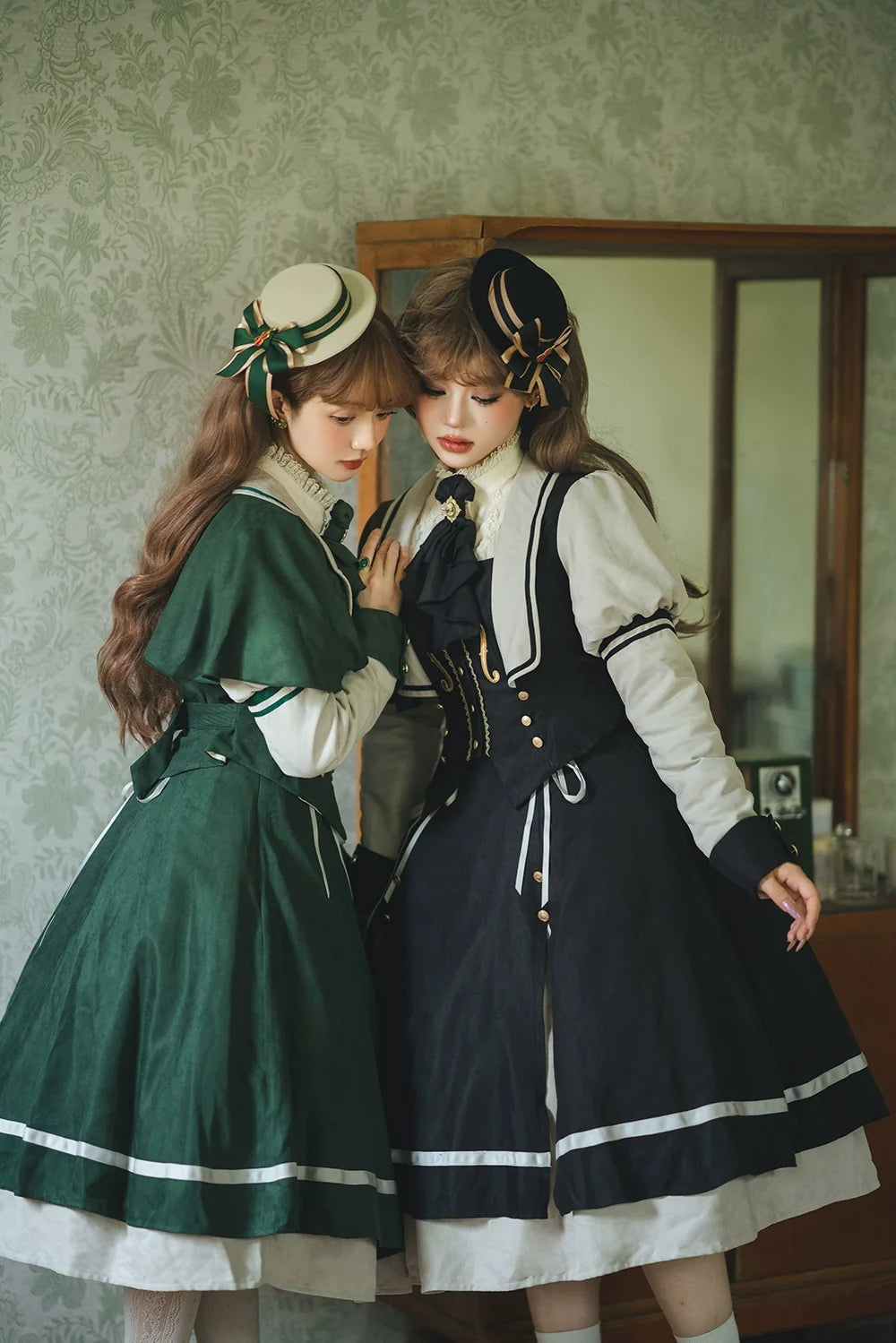 Miss Point - Golden Movement - Elegant Lolita Fishbone Skirt Customized