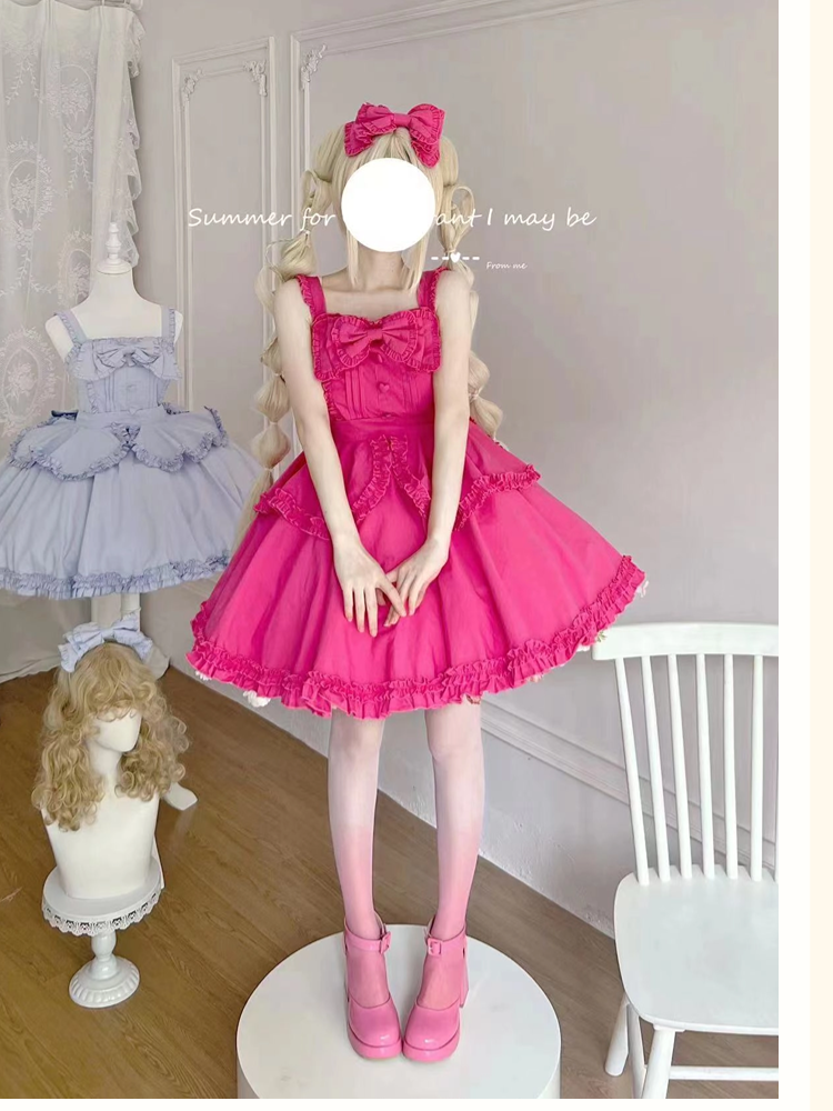Sakurada Fawn - Plus Size Lolita JSK Dress - Multicolors JSK Dress