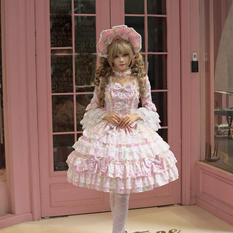 Hanguliang Candelabra Chapter Sweet OP Dress