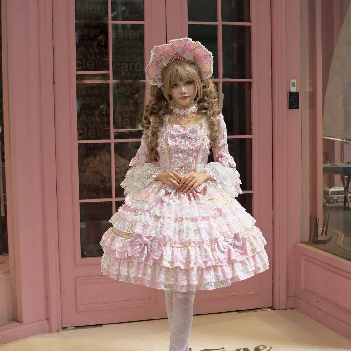 Hanguliang - Candelabra Overture - Sweet Lolita long-sleeve one-piece