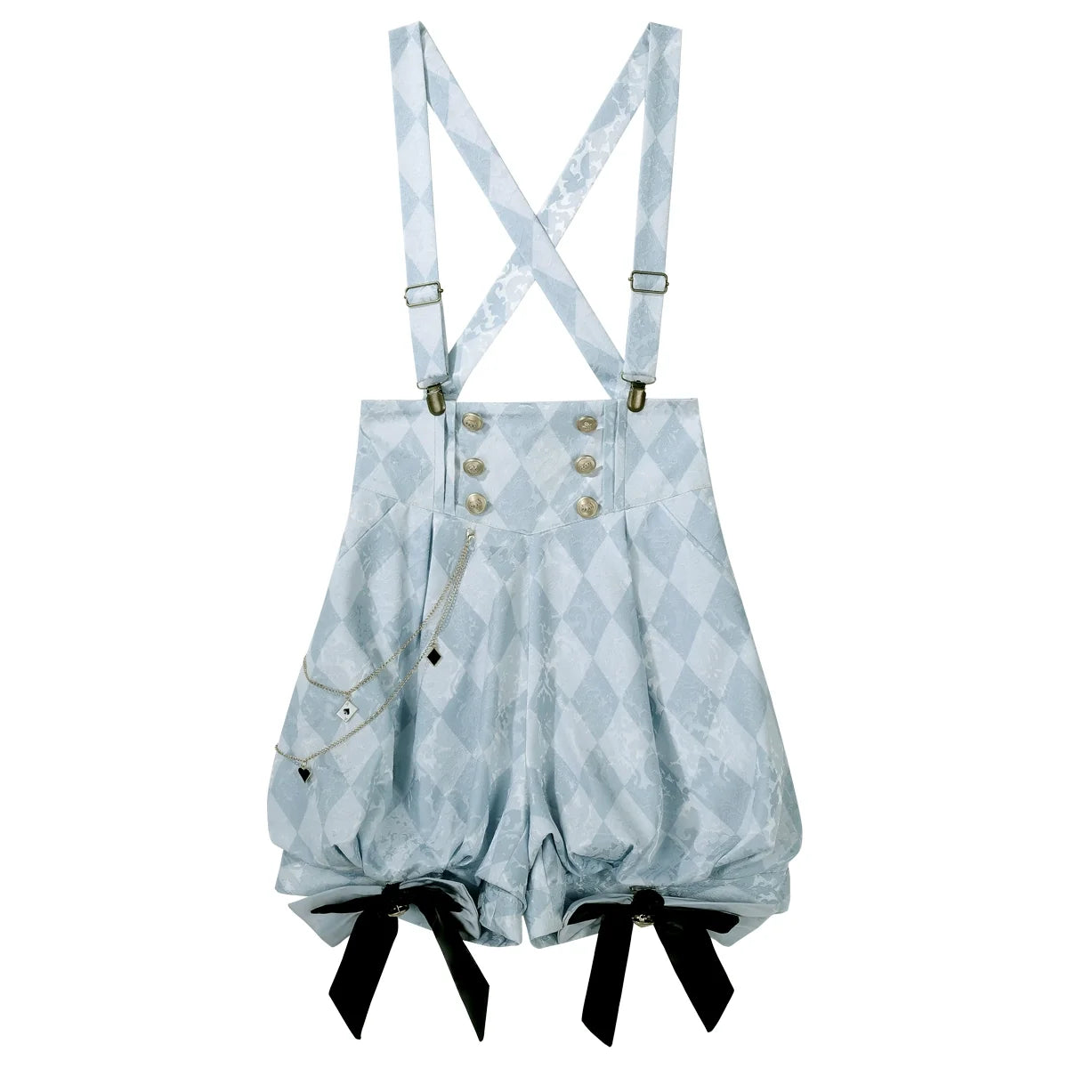 Your Princess - Alice in Time - Ouji Lolita suit with a blue-white checkerboard palette
