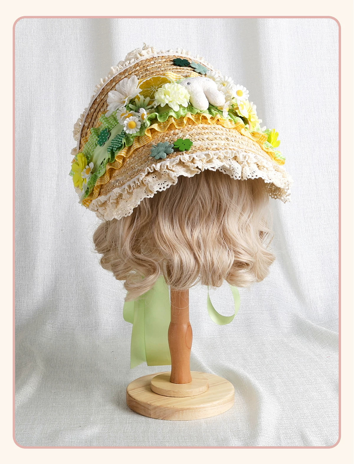 Stardust Rose - Pastoral Spring - Headwear with lace trim