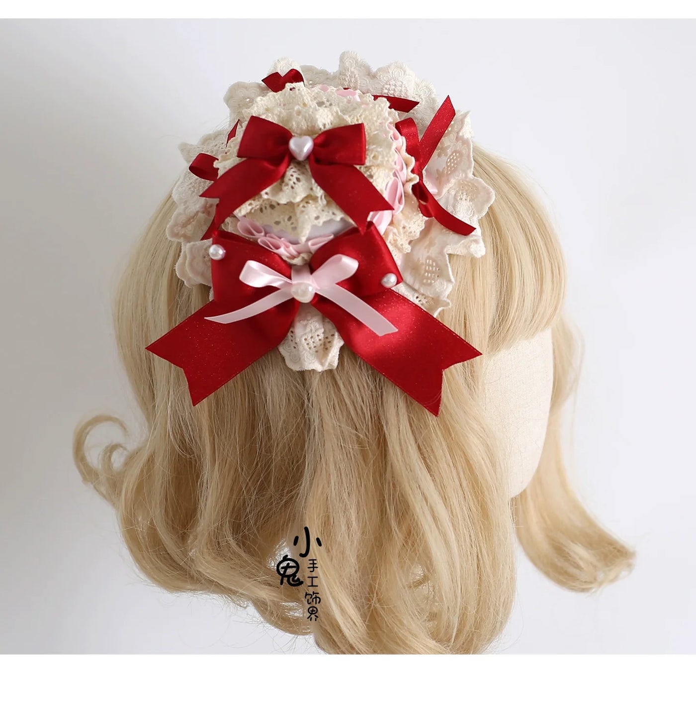 Xiaogui - Sweet Lolita Headdress - Triangle Cake Clip Headwear