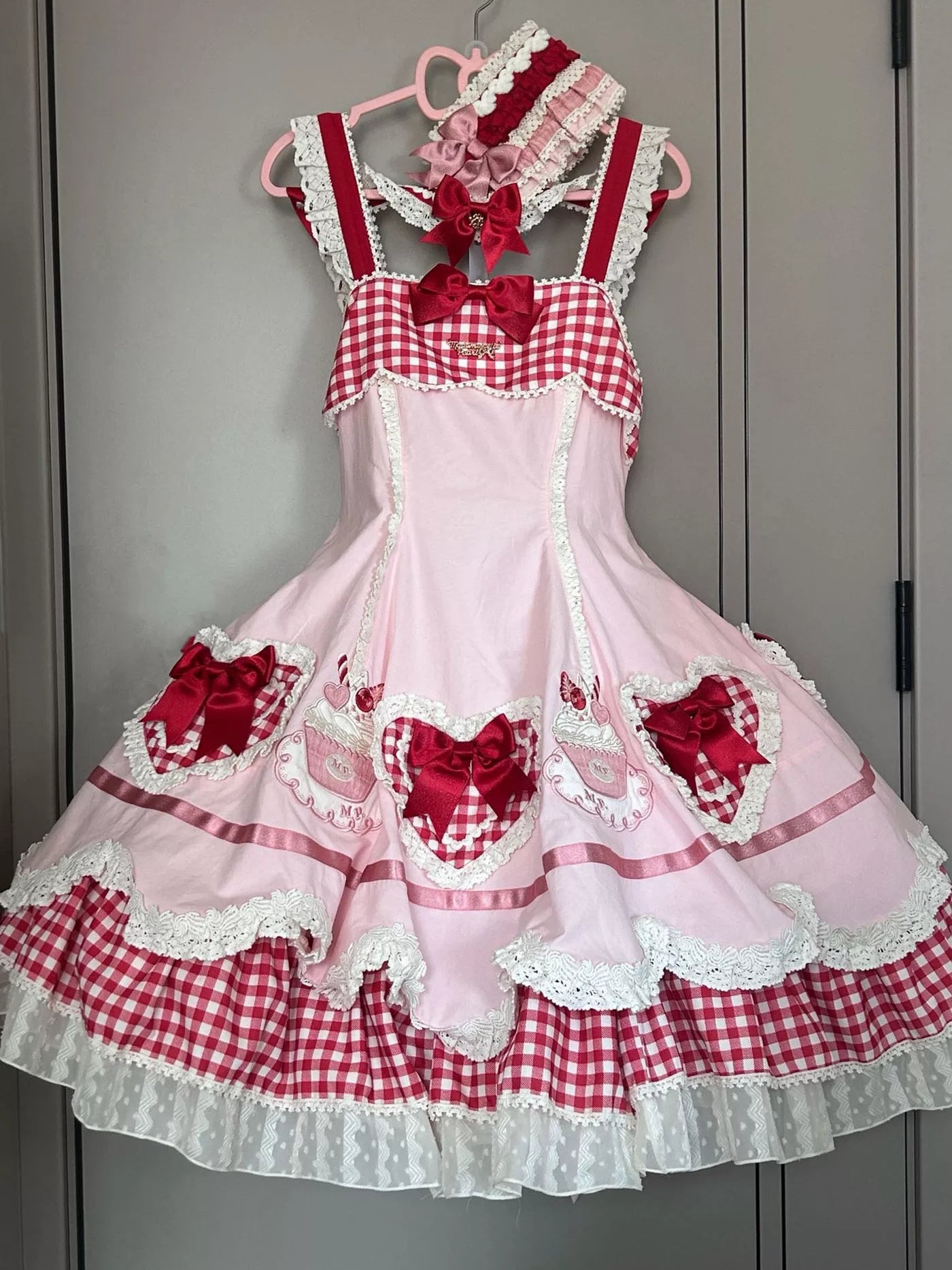 White Sugar Girl - Sweet Lolita Cake-Style Princess Dress - Pink
