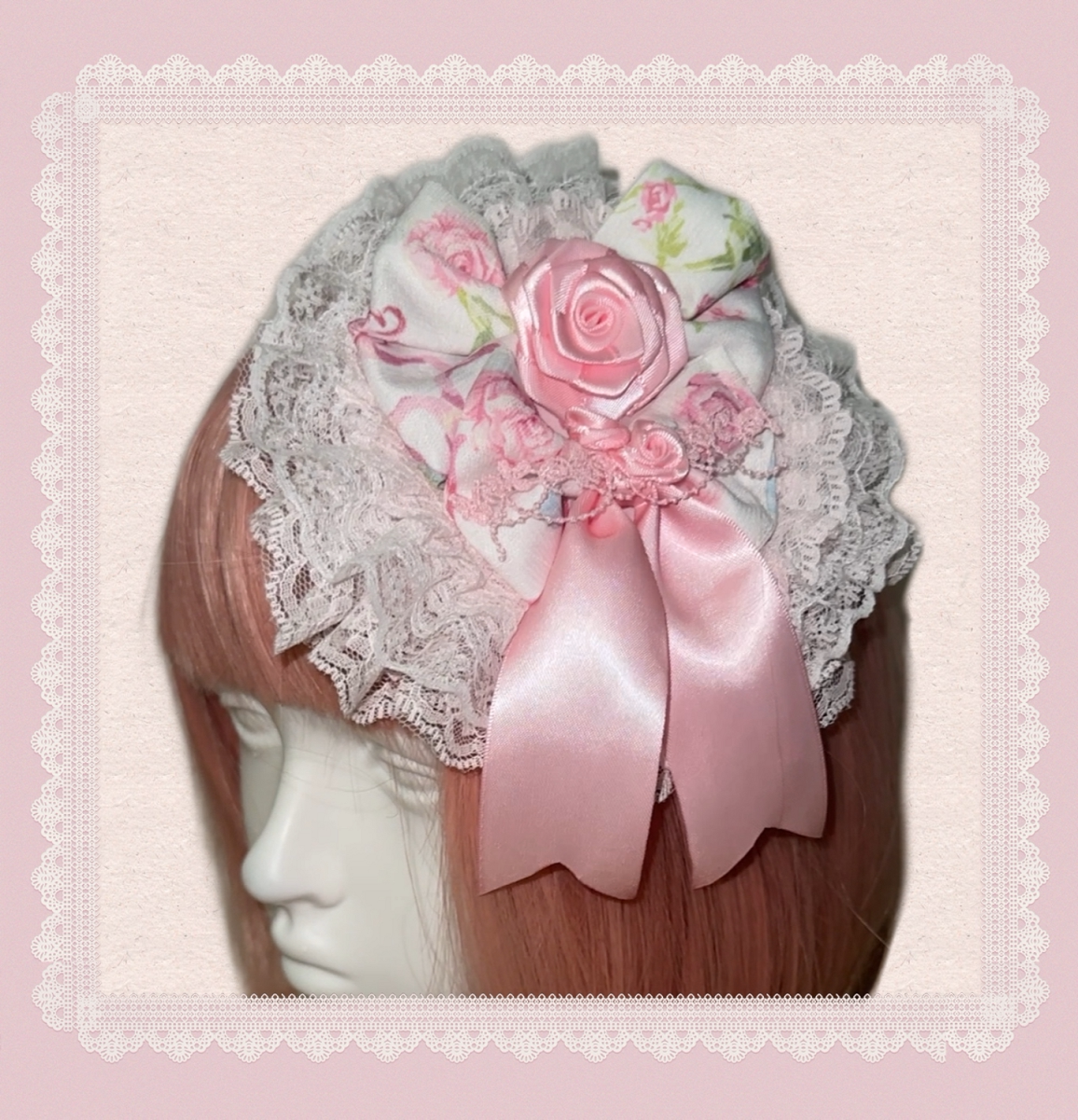 Tata Long Ear - 2025 Spring Vintage Floral Lolita - Tiered sweetheart