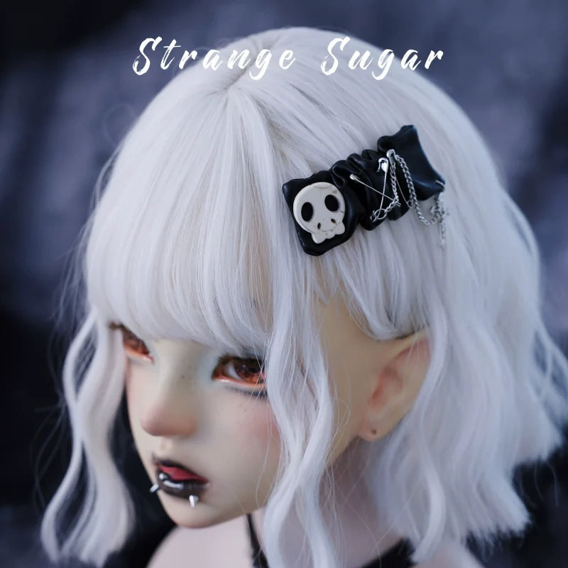 Strange Sugar - Gothic Hair Accessories Set Skulls - Sharks Lolita Clips Headbands Headwear