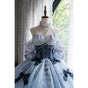 Blaues Camisole-Kleid / S
