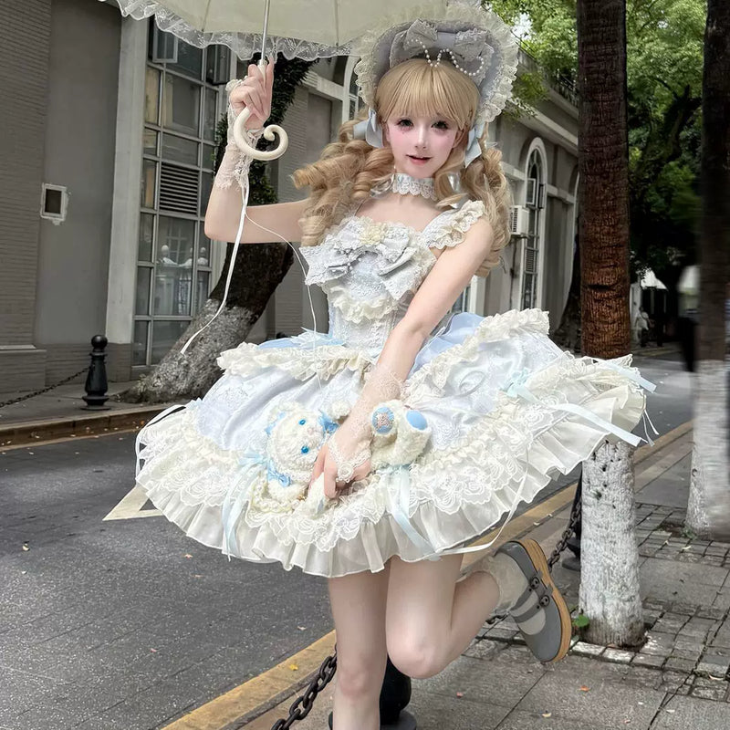 Hanguliang Flower Heart Love Ballet JSK Dress