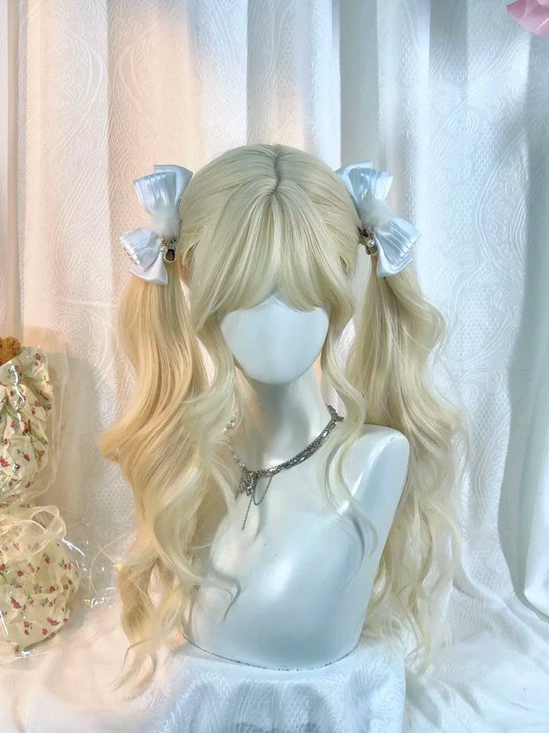 Kunkun Fish platinum Soy Milk Curl wig - view 4