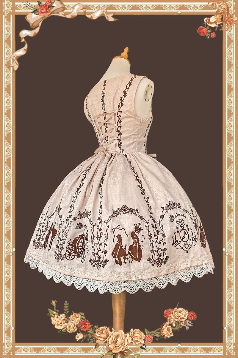 Infanta - Cinderella - Embroidered Velvet or Patterned JSK
