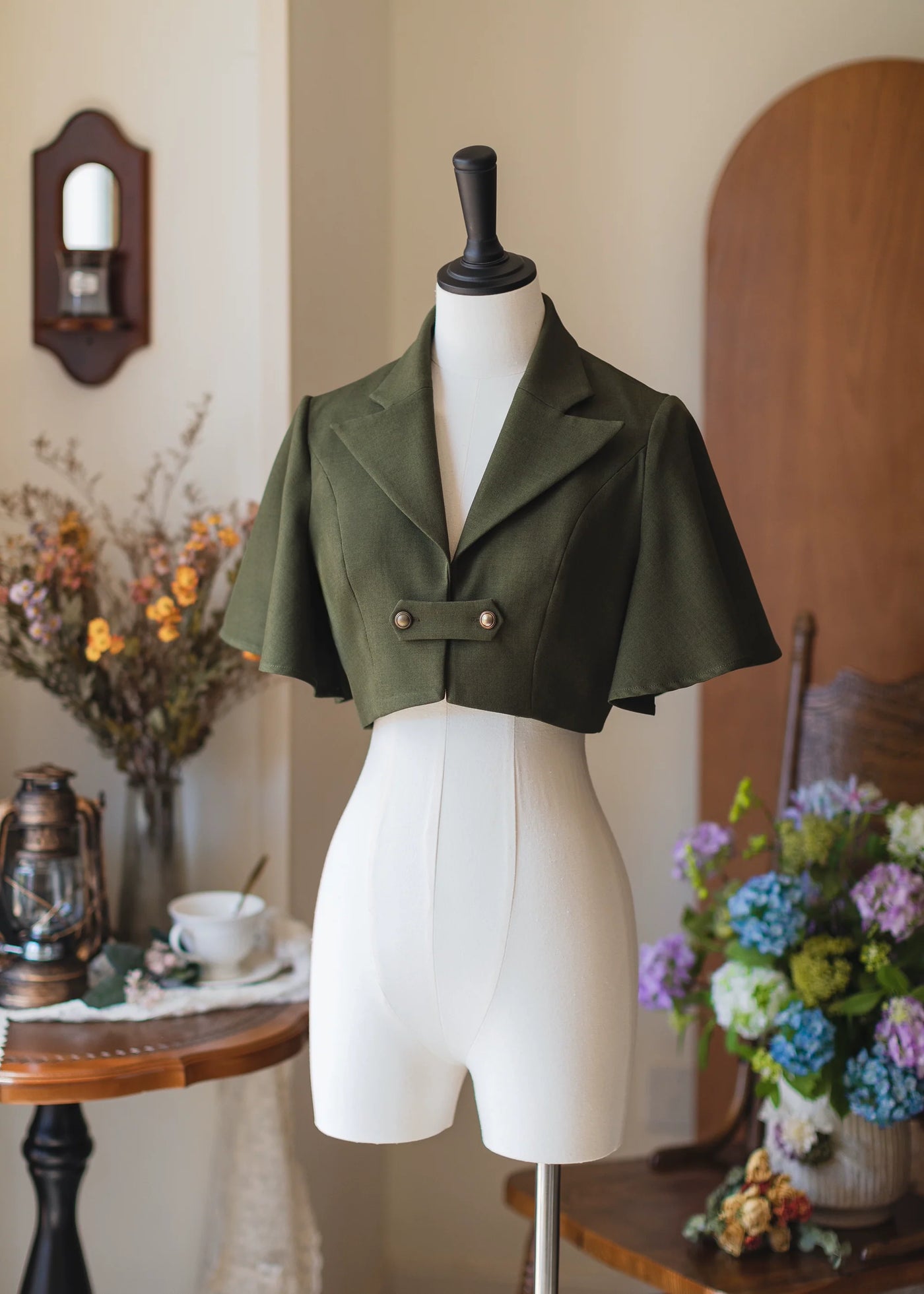 Vintage Lolita Fishbone Halter SK, Autumn Jacket (2XL L M S XL) 39620:634306