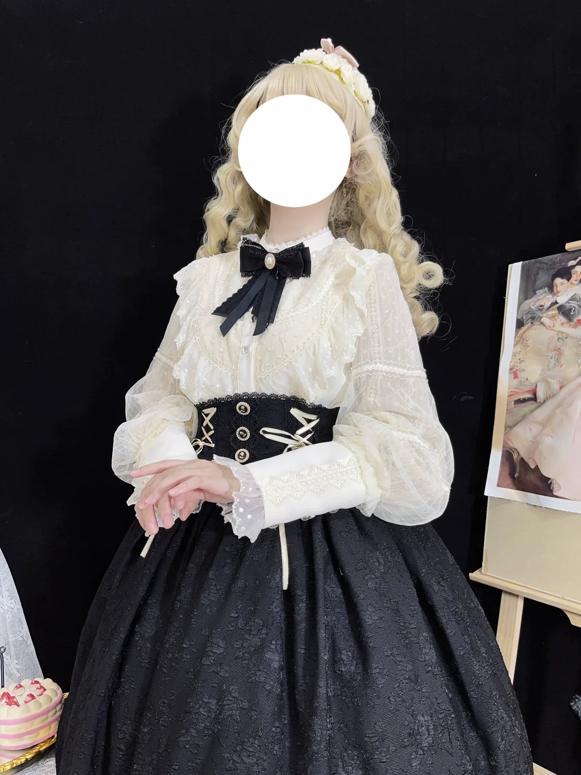 DMFS Lolita - Kawaii Lolita Shirt Winter Lolita - Shirt Innerwear