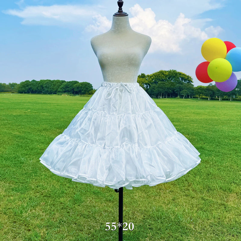 花田囍事 - 25–60cm 多蓬度 狗短飞天款 无骨软纱裙撑 - 细节图 31