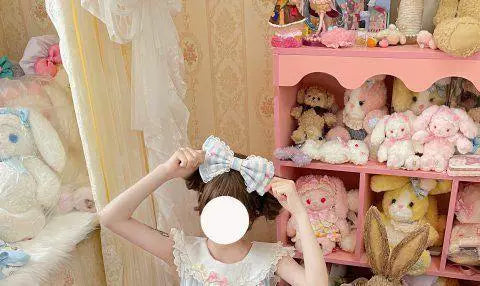 Sweetheart Dream Machine - Toy Room Print - Sleeveless OP Dress with Teddy-Bear Motifs