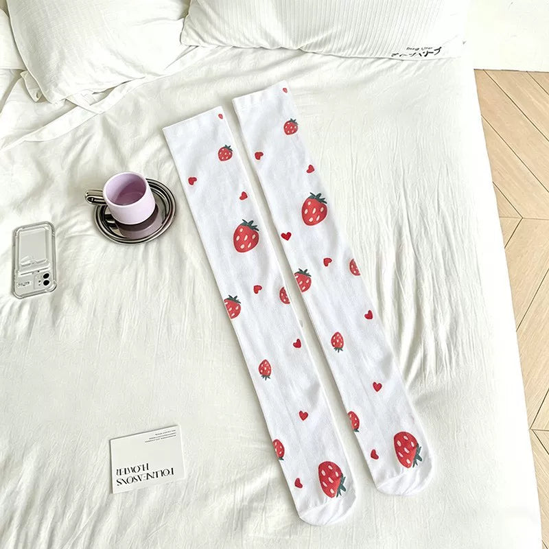 Fantasy Doll - Sweet Character - Over-the-Knee Socks with Character Prints