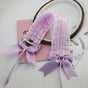Double-sided lace (light purple) headband