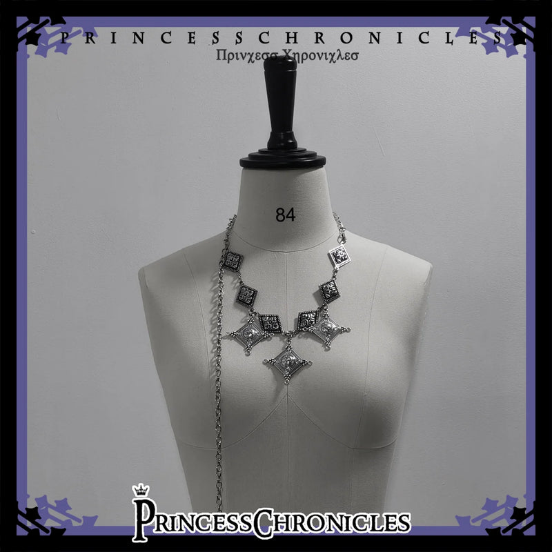 Divine Covenant - Ouji Lolita Accessory Set Necklace and Bracelet Necklace - No.5 Only
