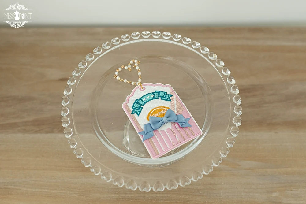 Daisy Lemon - Kawaii Lolita Lemon and Flowers Accessory pendant embroidery two fuctions brooch