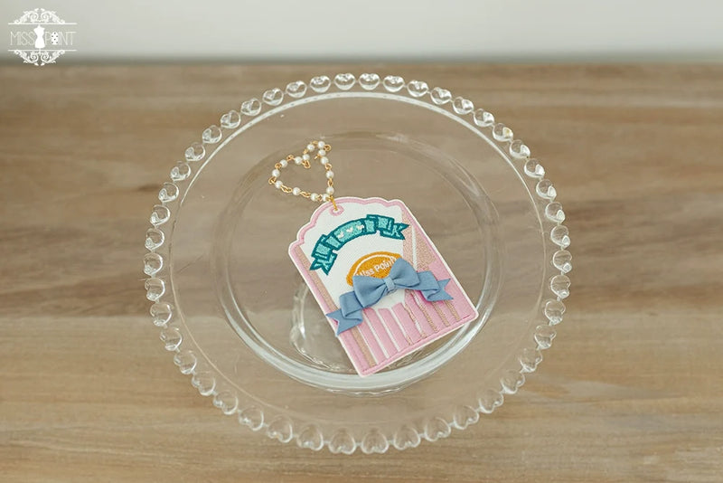 Daisy Lemon - Kawaii Lolita Lemon and Flowers Accessory pendant embroidery two fuctions brooch