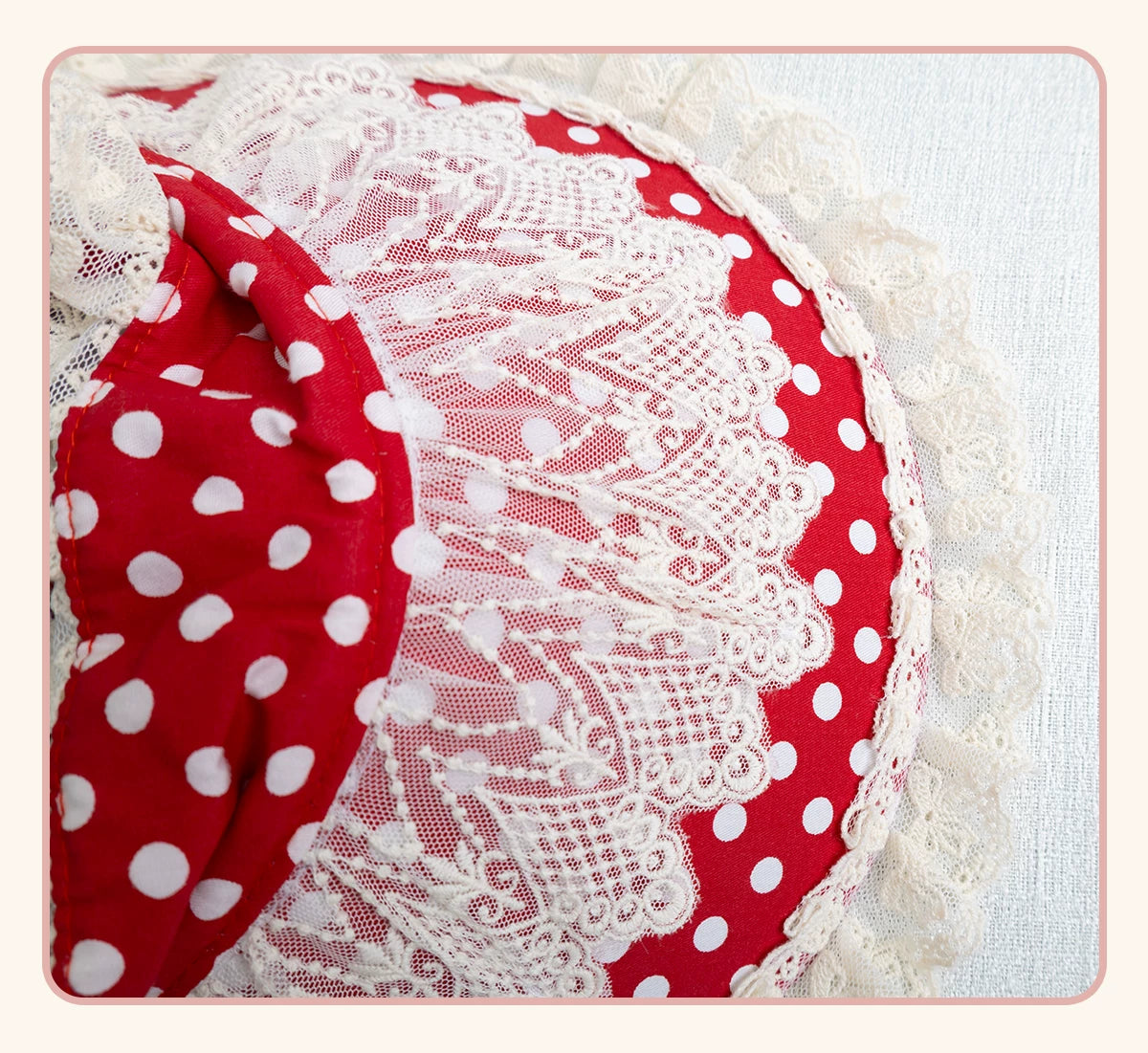 Stardust Rose - Strawberry Polka Dot - Six-Style Headwear Selection with Ice-Blue Ribbons