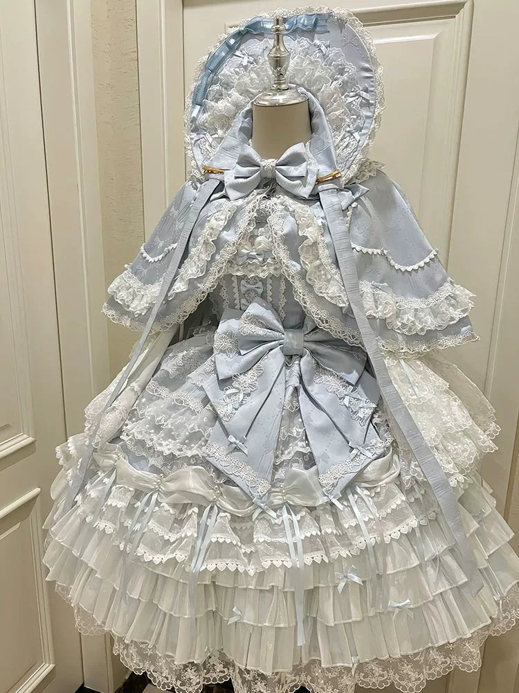 White Sugar Girl - Fateful Love Song - Embroidered Sweet Lolita