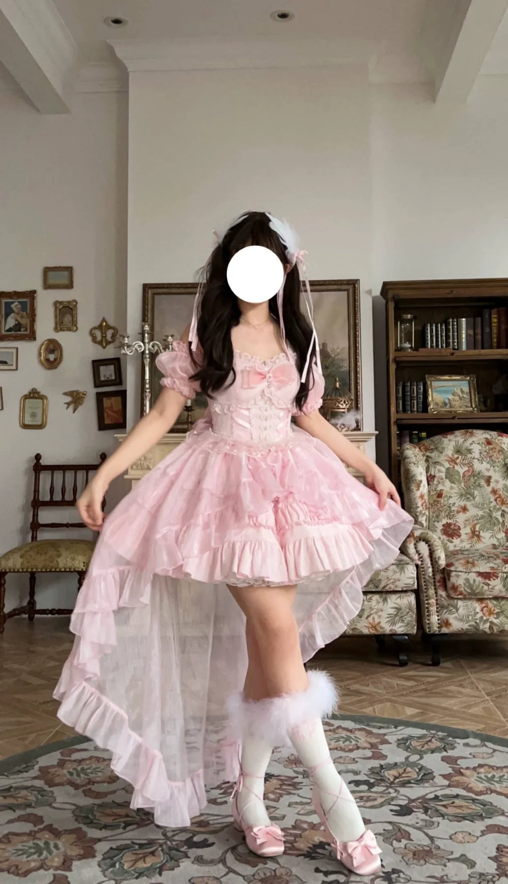 Sugar Girl - Rose Tale - Sweet Lolita Accessories Summer Trailing Short Sleeves KC
