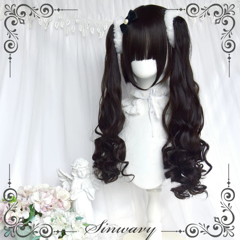 Sinwavy natural black long-curl Lolita wig - view 5