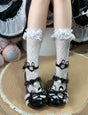 White rose bow / One Size