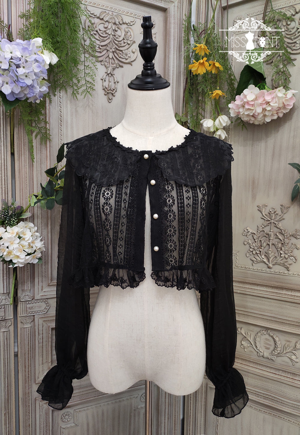 Woody Rose - Elegant Retro Lolita Blouse (L M S) 528:61023