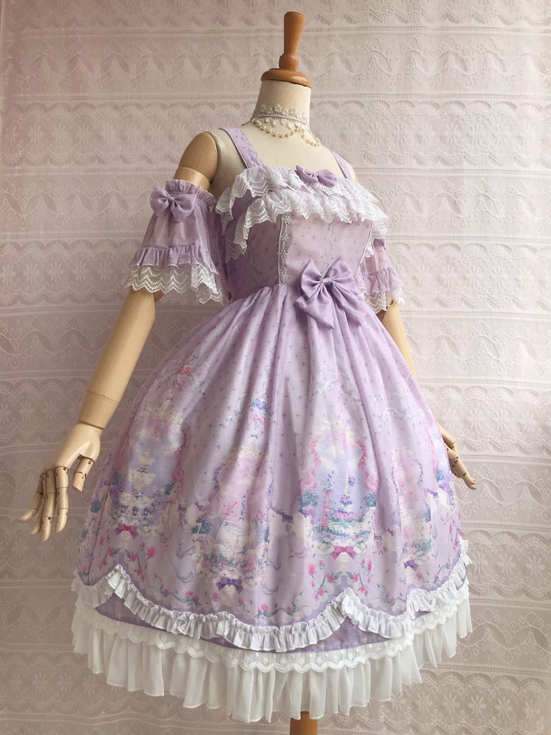 Yilia - Unicorn's Secret Garden Summer - Lolita JSK Dress JSK Dress