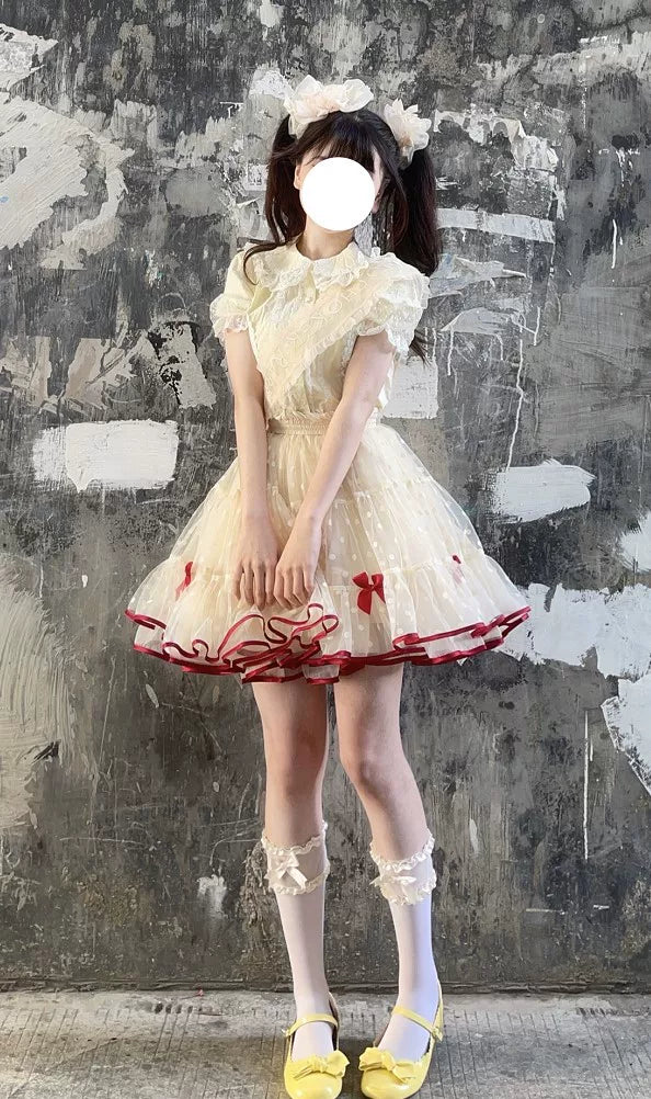 Galette Bunny - Sweet Heart - Petticoat with Heart Flocking