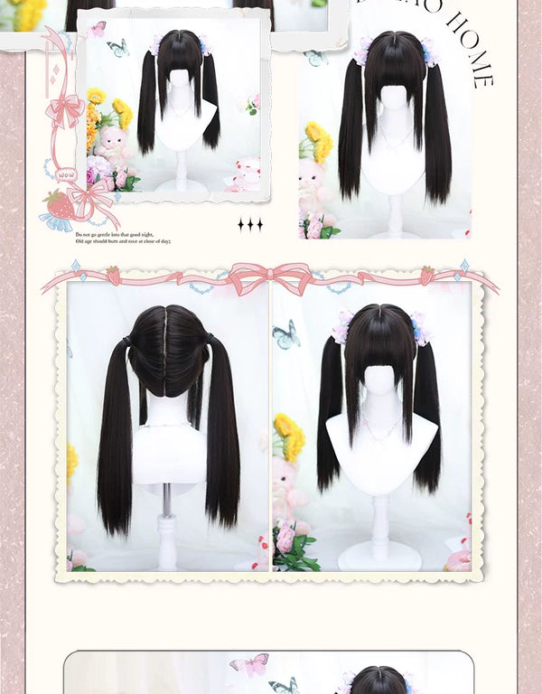 Dalao Home Jinyu Long Straight Twin-Tail Wig - additional view 1