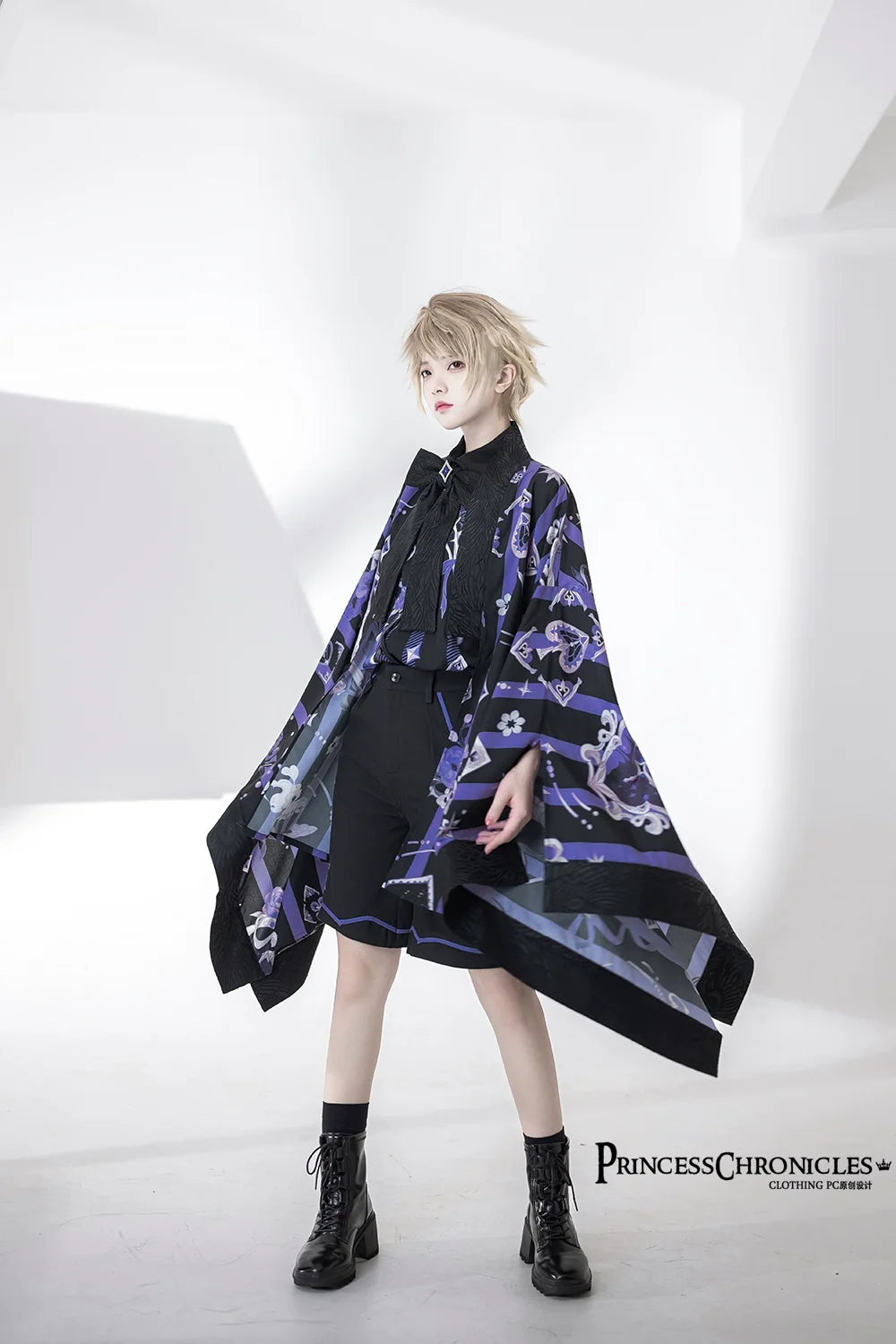 Princess Chronicles - Summer Sunscreen Loose Vintage - Printed Haori Outerwear Innerwear